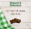 Nylabone Natural Healthy Edibles Beef and Cheese Chewy Bites Dog Treats