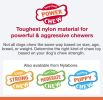 Nylabone Power chew Curvy Dental Chew Peanut Butter Flavor Giant