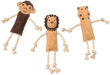 Spot Dura Fused Leather Jungle Animal Dog Toy