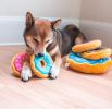 ZippyPaws Dog Donutz Toy Strawberry Sprinkle