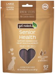Get Naked Senior Health Dental Sticks Chicken Flavor Large