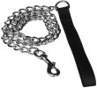 Titan Chain Lead with Nylon Handle - Black