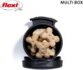 Flexi Multi Box Stores Treats or Standard Poop-Bag Rolls