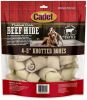 Cadet Premium Grade Beef Hide Knotted Bones 4 Inch