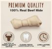 Cadet Premium Grade Beef Hide Knotted Bones 4 Inch
