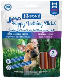 N-Bone Jumbo Puppy Teething Sticks Pumpkin Flavor