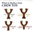 Nylabone Gourmet Style Wishbone Dog Chew Toy Chicken Flavor Large
