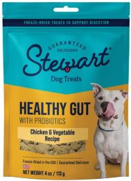 Stewart Healthy Gut Freeze Dried Chicken and Vegetable Treats with Probiotics