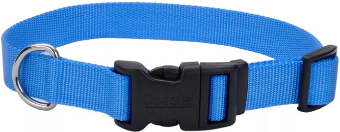 Coastal Pet Adjustable Dog Collar with Plastic Buckle Blue Lagoon