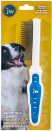JW Pet GripSoft Shedding Comb for All Breeds and All Coat Types
