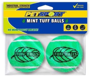 Petsport Tuff Mint Balls Industrial Strength Tennis Ball Dog Toys