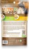 Nutri Chomps Rawhide Free Real Chicken and Porkskin Mini Dog Chews with Real Peanut Butter