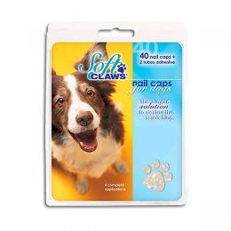 Soft Claws Nail Caps for Cats and Dogs Natural (size: X-Small)