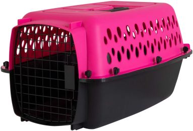 Petmate Pet Porter Kennel Pink and Black (size: Small - 3 count)