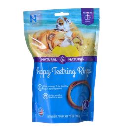N-Bone Puppy Teething Ring - Pumpkin Flavor (size: Puppy Teething Ring - 3.5" Diameter (6 Pack))