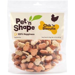 Pet 'n Shape Chik 'n Biscuits Dog Treats (size: 16 oz)