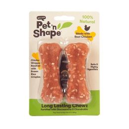 Pet 'n Shape Long Lasting Chewz Bone (size: 4" Long (2 Pack))
