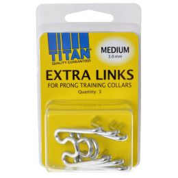 Titan Extra Links for Prong Training Collars (size: Medium - 6 count)