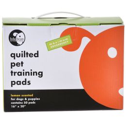Lola Bean Quilted Pet Training Pads (size: 16" Long x 20" Wide (50 Pack))