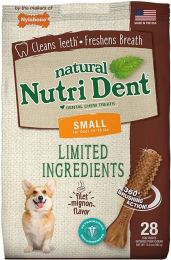 Nylabone Natural Nutri Dent Filet Mignon Dental Chews - Limited Ingredients (size: Small - 28 Count)