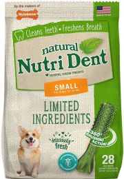 Nylabone Natural Nutri Dent Fresh Breath Dental Chews - Limited Ingredients (size: Small - 28 Count)