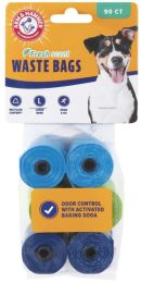 Arm and Hammer Dog Waste Refill Bags Fresh Scent Assorted Colors (size: 1080 count (12 x 90 ct))