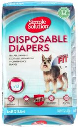 Simple Solution Disposable Diapers (size: Medium - 36 count (3 x 12 ct))