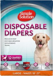 Simple Solution Disposable Diapers (size: Large - 36 count (3 x 12 ct))