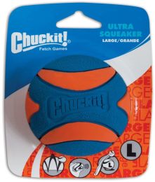 Chuckit Ultra Squeaker Ball Dog Toy (size: Large - 3 count)