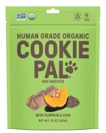 Cookie Pal Organic Dog Biscuits with Pumpkin and Chia (size: 90 oz (9 x 10 oz))