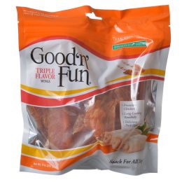 Healthy Hide Good'n' Fun Triple-Flavor Wings Chicken, Rawhide and Pork Hide (size: 56 oz (7 x 8 oz))