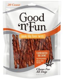 Healthy Hide Good n Fun Smoky BBQ Basted Twists (size: 160 count (8 x 20 ct))