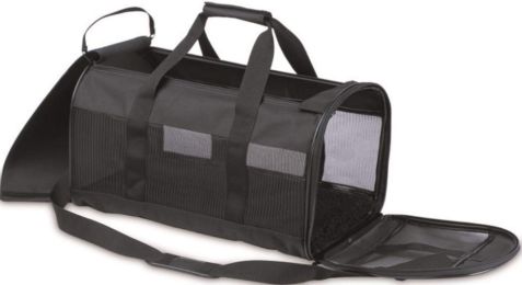 Petmate Soft Sided Kennel Cab Pet Carrier Black (size: Large - 3 count)