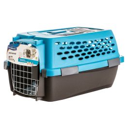 Petmate Vari Kennel Ultra Breeze Blue/Coffee Brown (size: Small - 2 count)