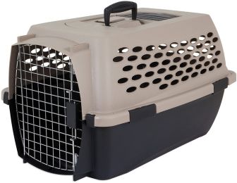 Petmate Vari Kennel Pet Carrier Taupe and Black (size: Small - 3 count)
