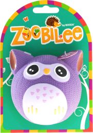 PetMate Booda Zoobilee Latex Owl Fetch Balls Dog Toy (size: 3 count)