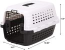 Petmate Compass Kennel Metallic White and Black
