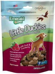 Emerald Pet Little Duckies Dog Treats with Duck and Cranberry (size: 20 oz (4 x 5 oz))