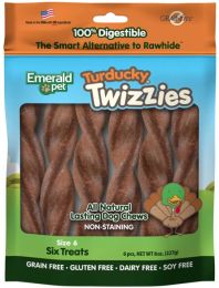 Emerald Pet Turducky Twizzies Natural Dog Chews (size: 24 count (4 x 6 ct))