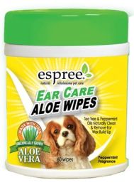 Espree Ear Care Aloe Wipes for Dogs (size: 900 count (15 x 60 ct))