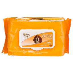 Perfect Coat Deodorizing Bath Wipes for Dogs (size: 300 count (3 x 100 ct))