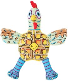 Fat Cat Foodies Chicken 'n Waffles Dog Toy (size: 3 count)