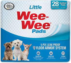 Four Paws Little Wee Wee Pads (size: 112 count (4 x 28 ct))