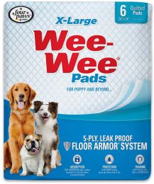 Four Paws X-Large Wee Wee Pads for Dogs (size: 36 count (6 x 6 ct))