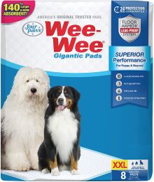 Four Paws Gigantic Wee Wee Pads (size: 32 count (4 x 8 ct))