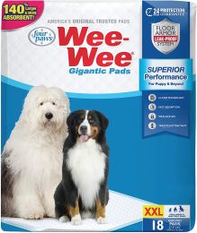 Four Paws Gigantic Wee Wee Pads (size: 36 count (2 x 18 ct))
