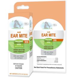 Four Paws Ear Mite Remedy for Dogs (size: 2.25 oz (3 x 0.75 oz))