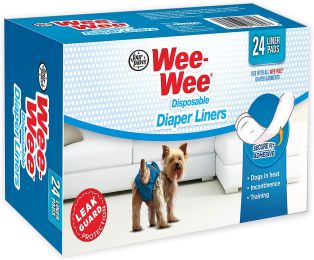 Four Paws Wee Wee Disposable Diaper Liner Pads (size: 288 count (12 x 24 ct))