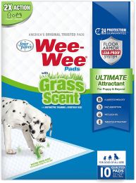 Four Paws Wee Wee Grass Scented Puppy Pads (size: 60 count (6 x 10 ct))