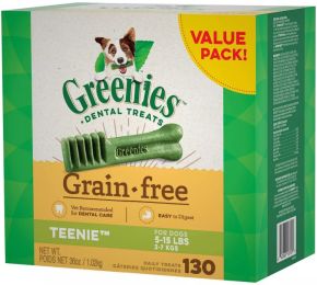 Greenies Grain Free Teenie Dental Dog Treat (size: 260 count (2 x 130 ct))
